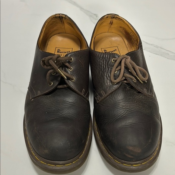 Dr. Martens Men\'s Black Leather Shoes